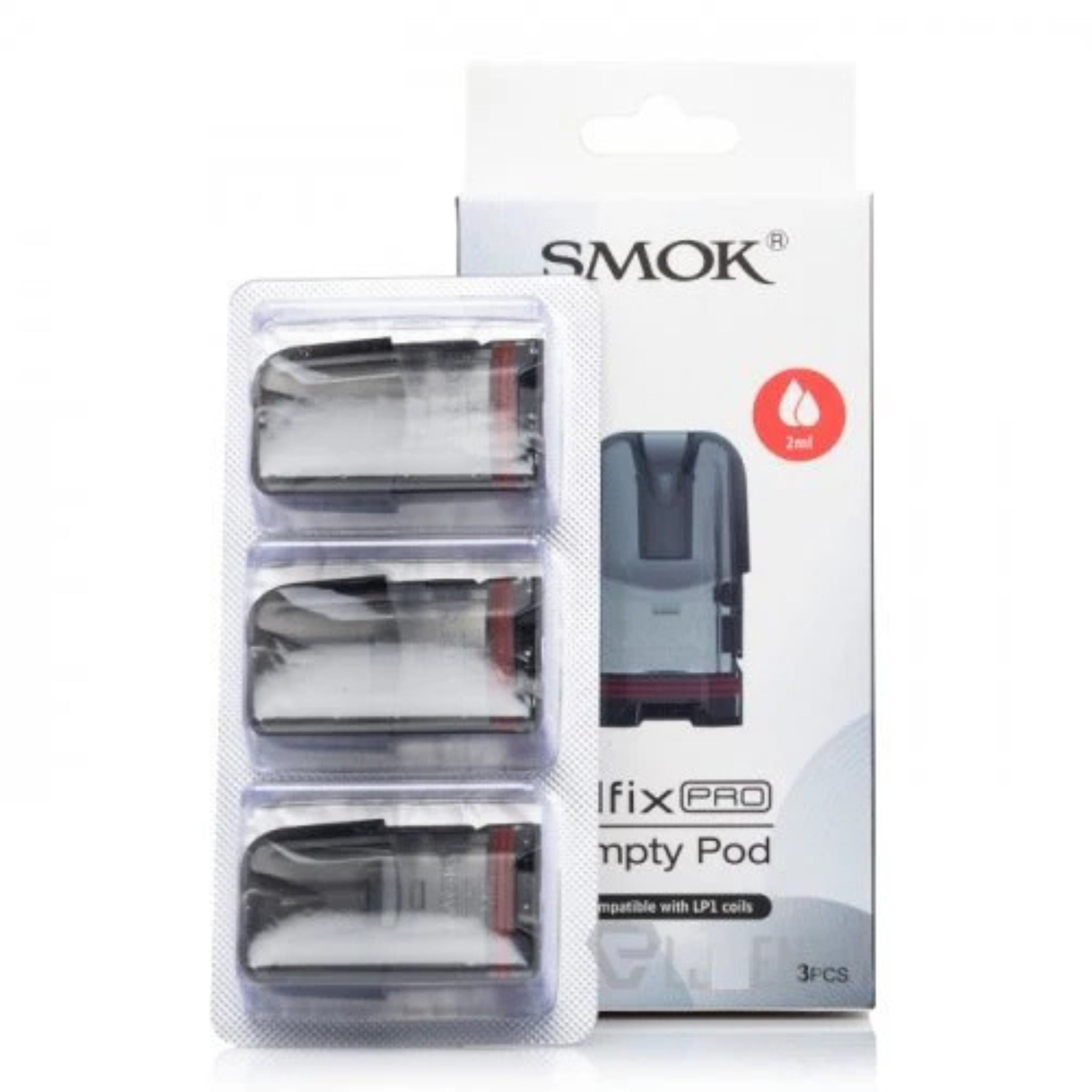 Smok Nfix Pods Pack of 3 | Replacement Refillable Vape Pod Cartridges 2ml