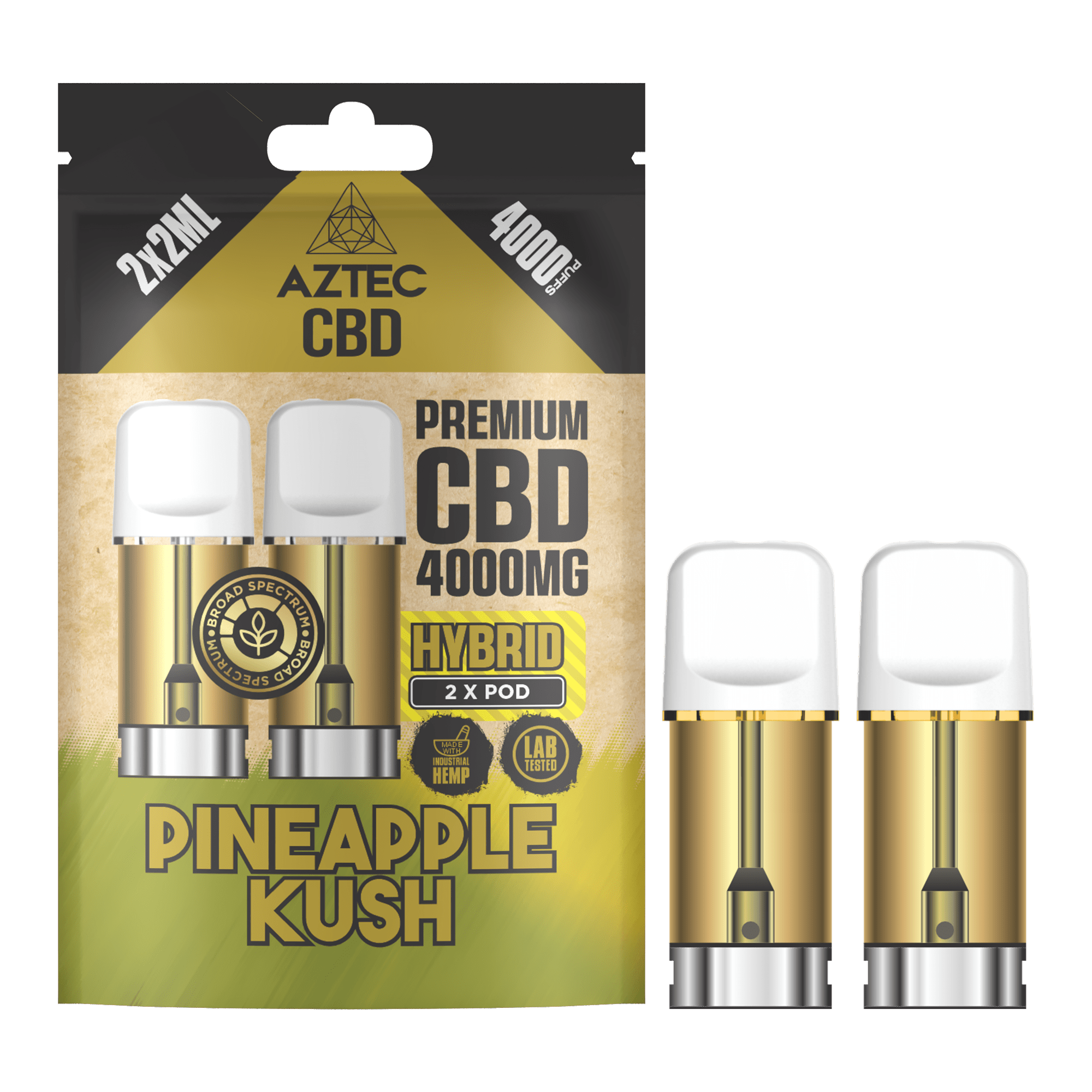 Aztec Cbd 2000mg 2 X Pod