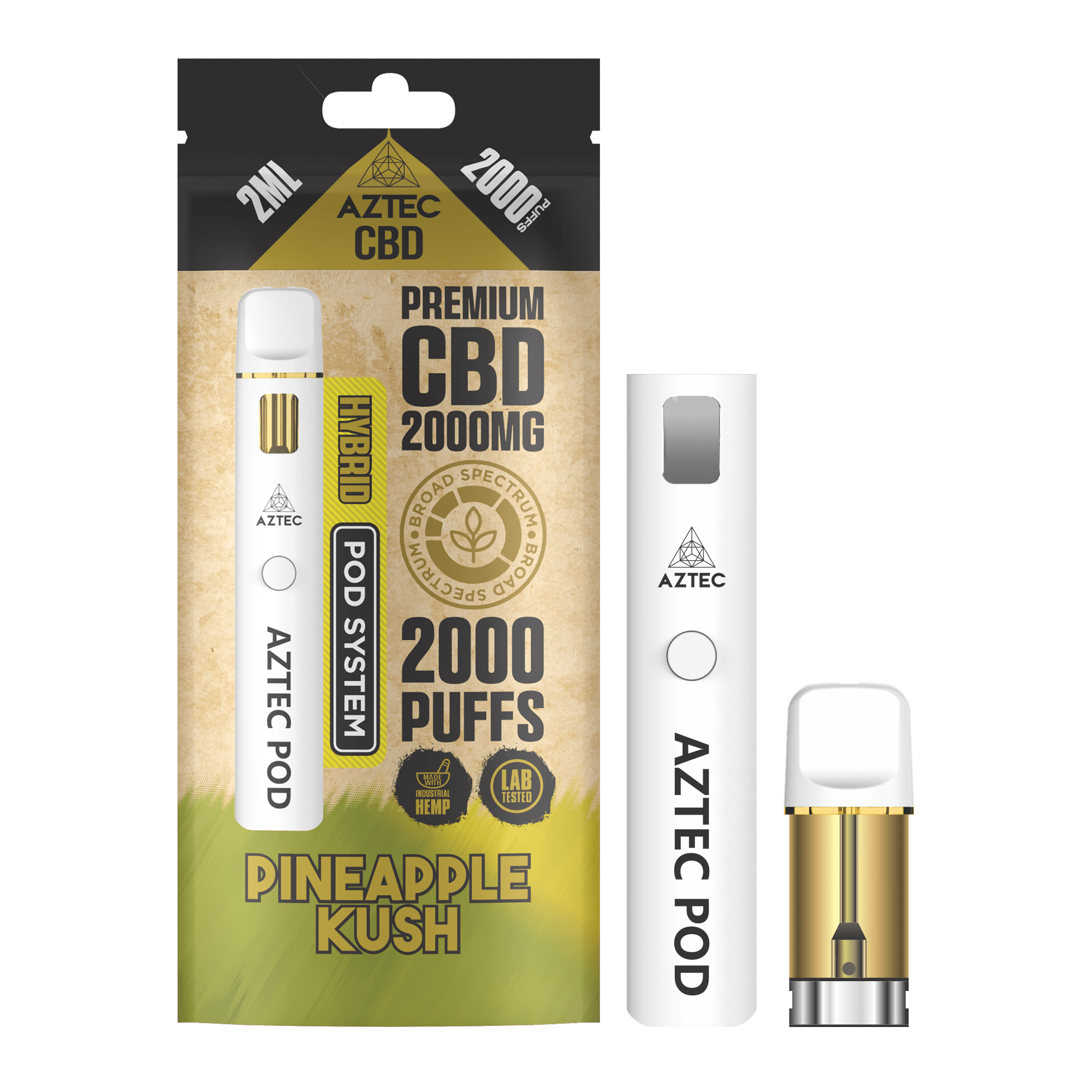 Aztec CBD Pod System 2000MG