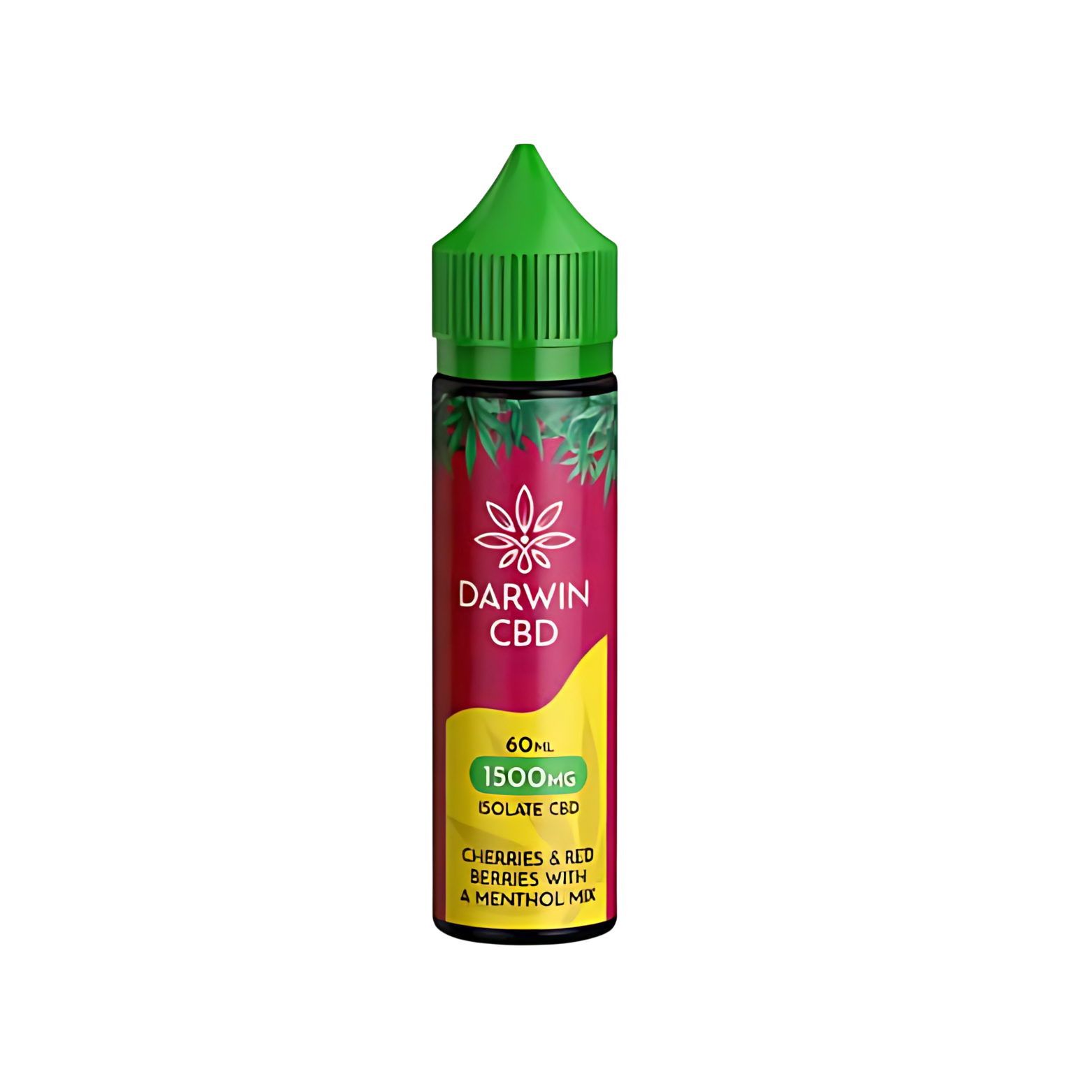 Cherries & Red Berries With A Menthol Mix 1500mg CBD 60ml E-liquid By Darwin