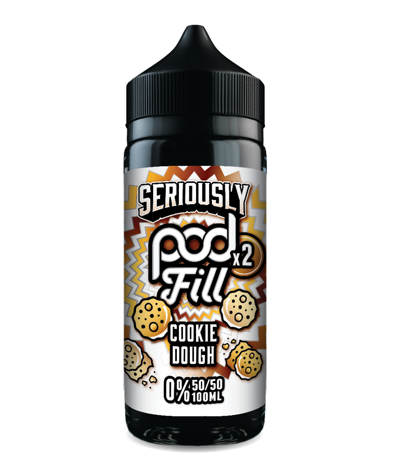 Seriously Pod Fill x2 Cookie Dough E-liquid Shortfill