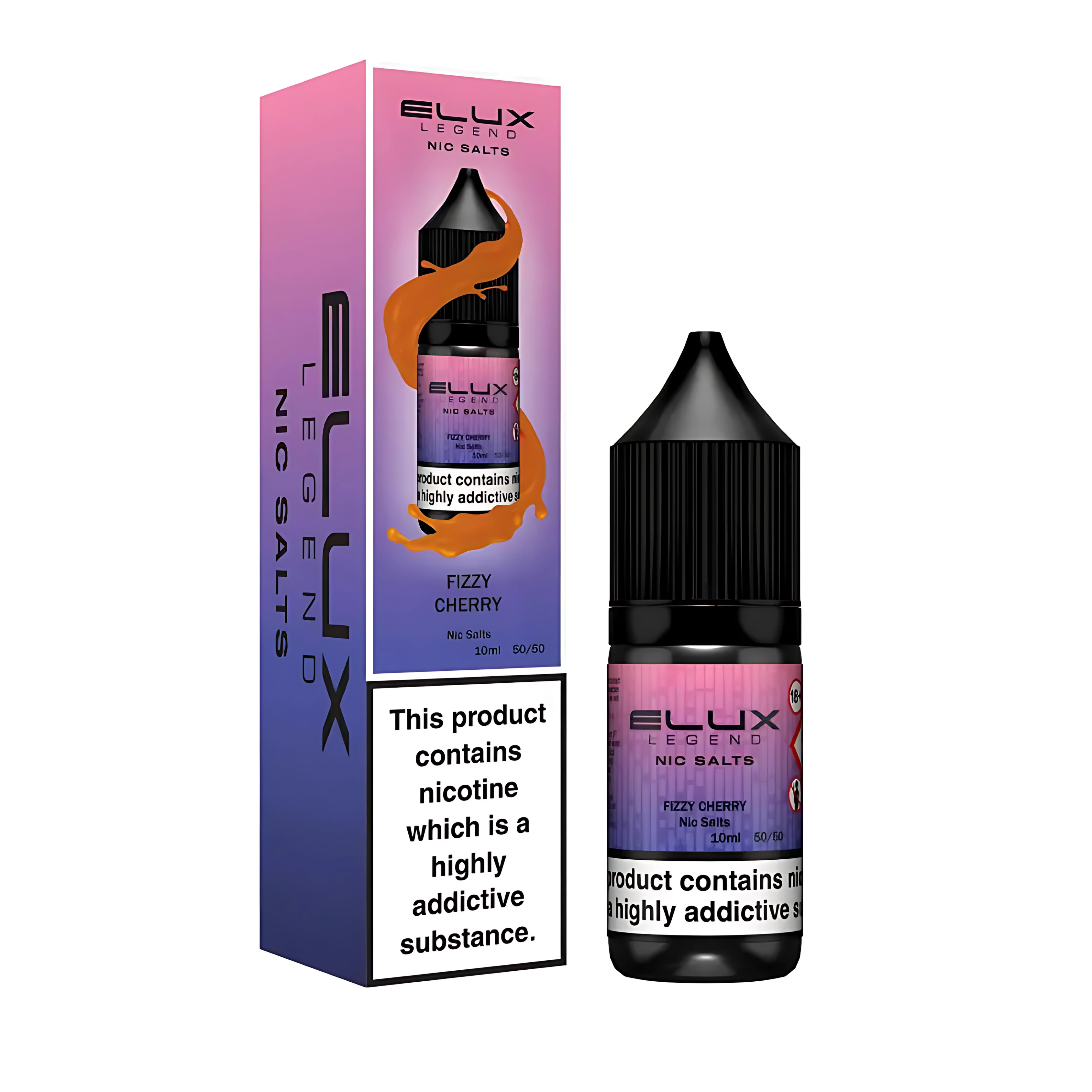 Fizzy Cherry Nic Salt E-Liquid by E-lux