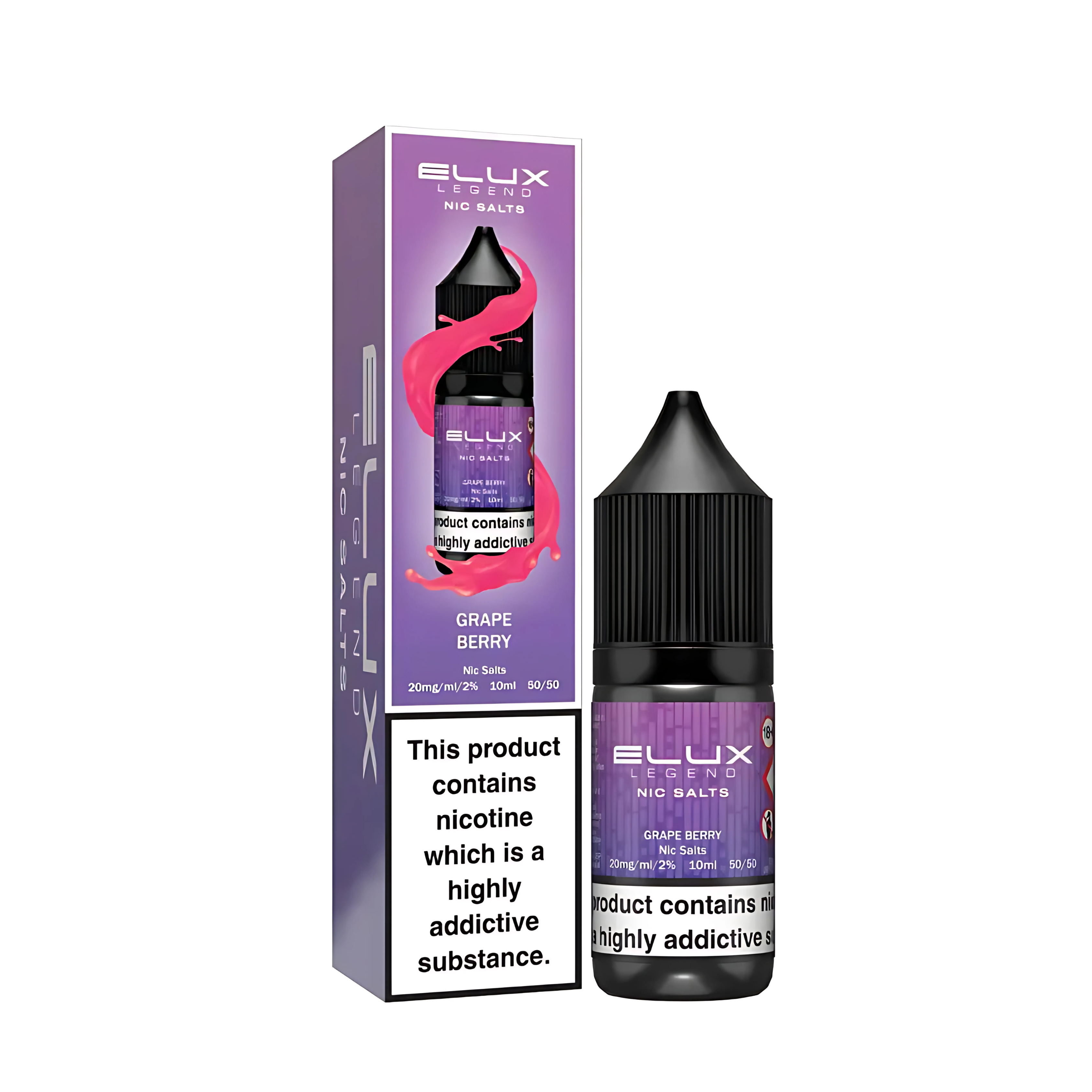 Grape berry Nic Salt E-Liquid by E-lux