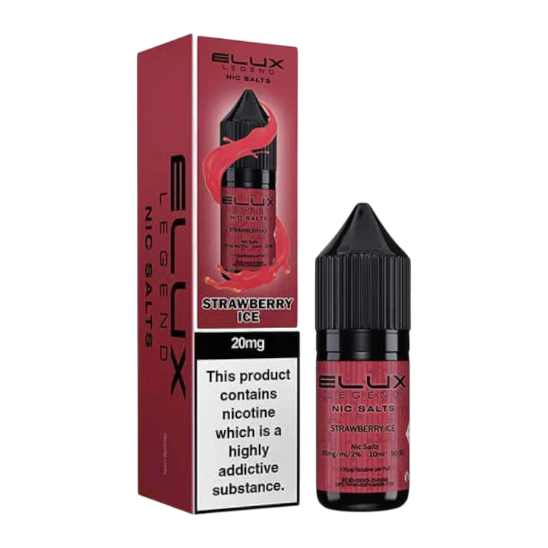 Strawberry Ice Nic Salt E-Liquid by Elux