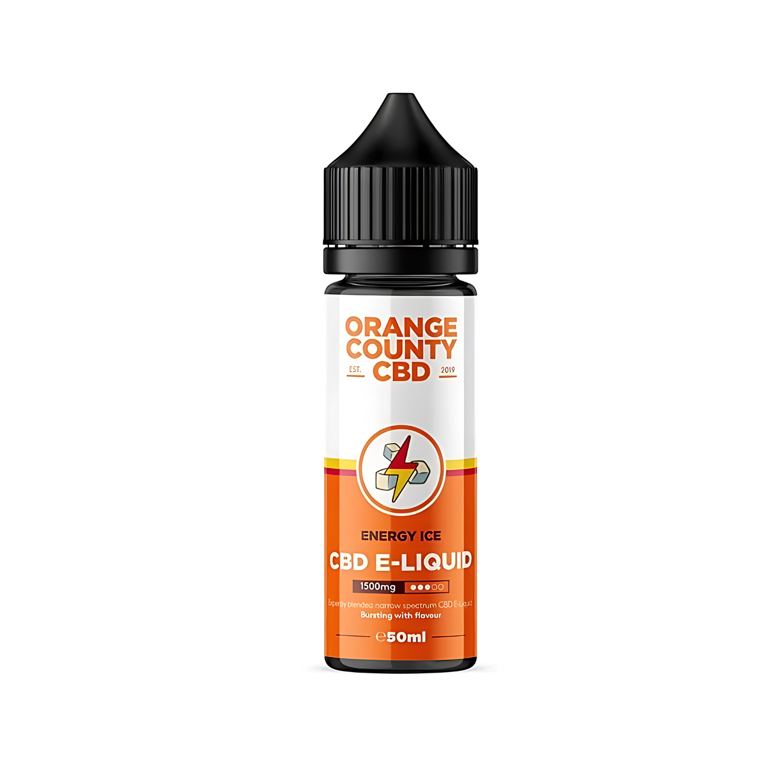 Energy Ice 1500mg CBD 50ml E-liqud By Orange County