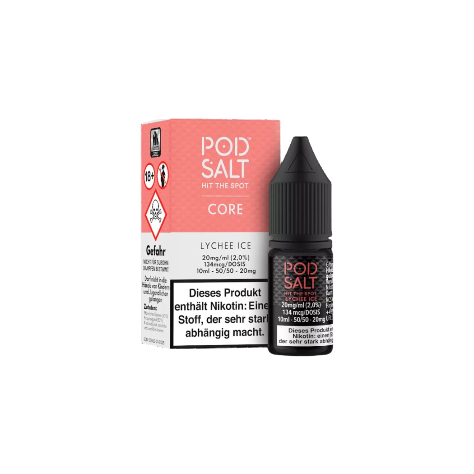 Lychee Ice Nic Salt E-Liquid By Pod Salt