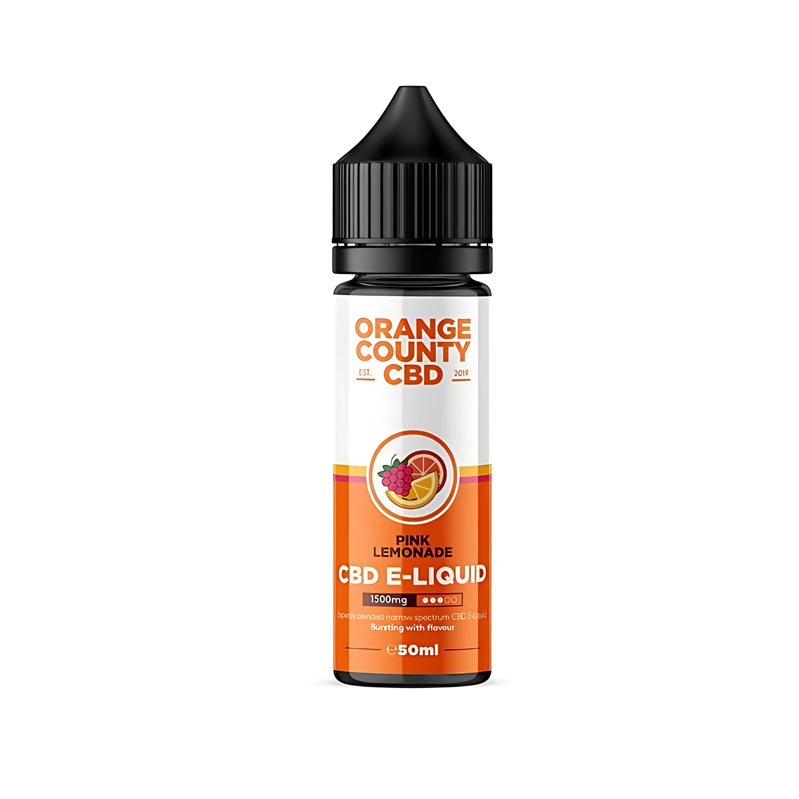 Pink Lemonade 1500mg CBD 50ml E-liqud By Orange County