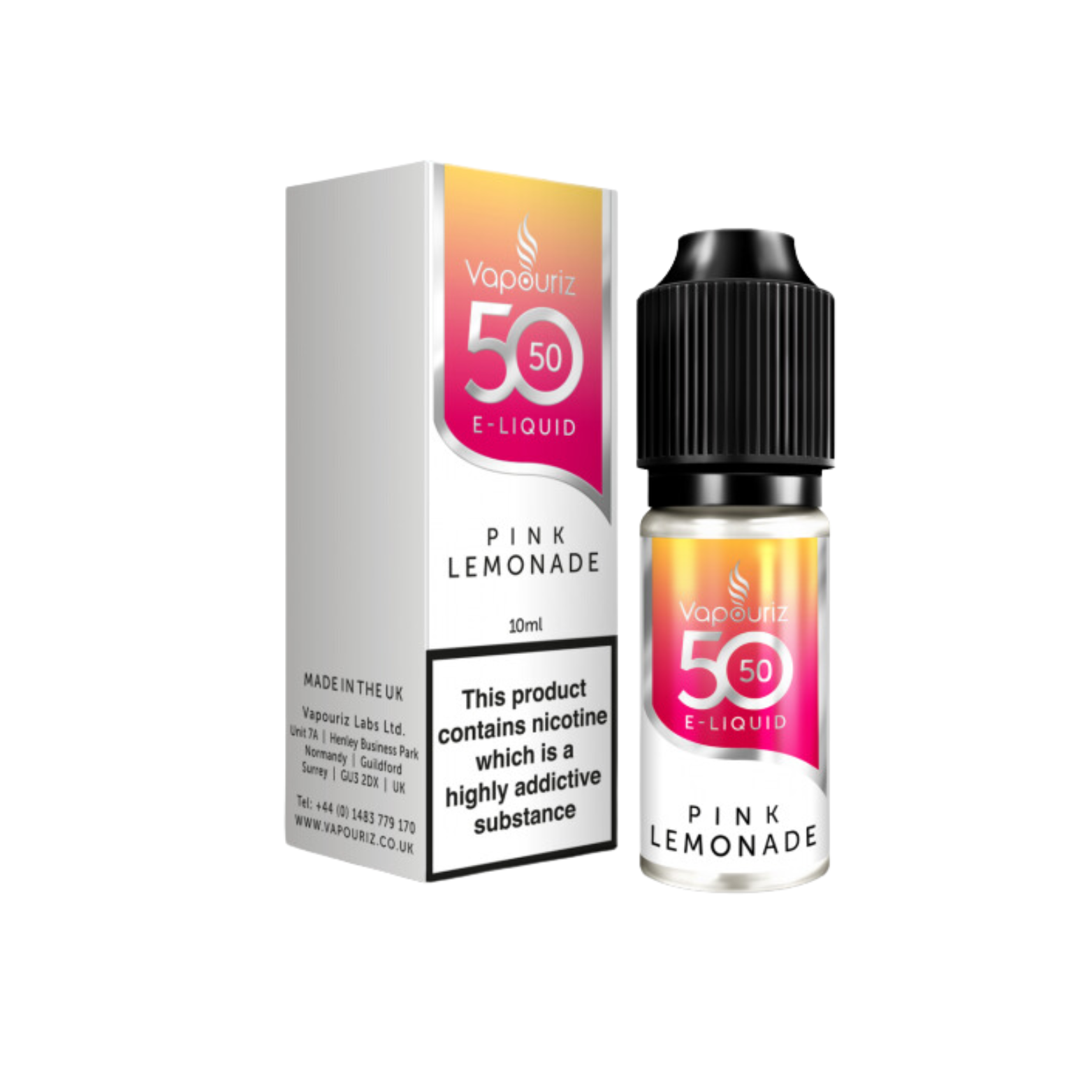 Pink Lemonade 50_50 10ml E-liquid by Vapouriz