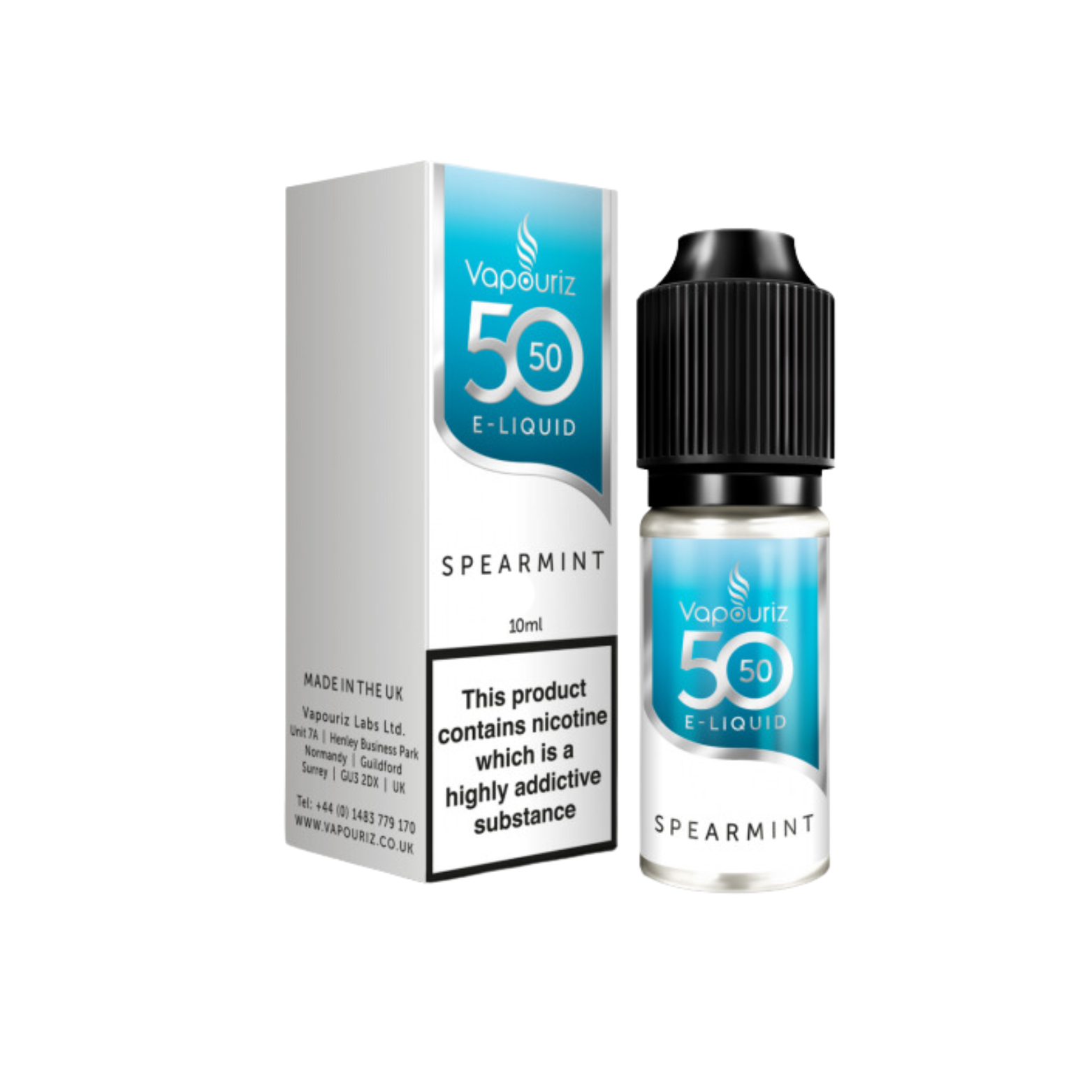 Spearmint 50_50 10ml E-liquid by Vapouriz