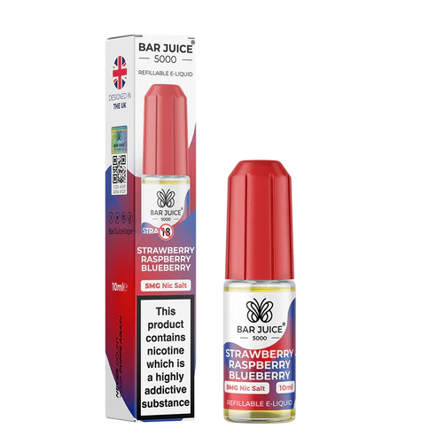 Strawberry Raspberry Blueberry Nic Salt E-liquid by Bar Juice 5mg