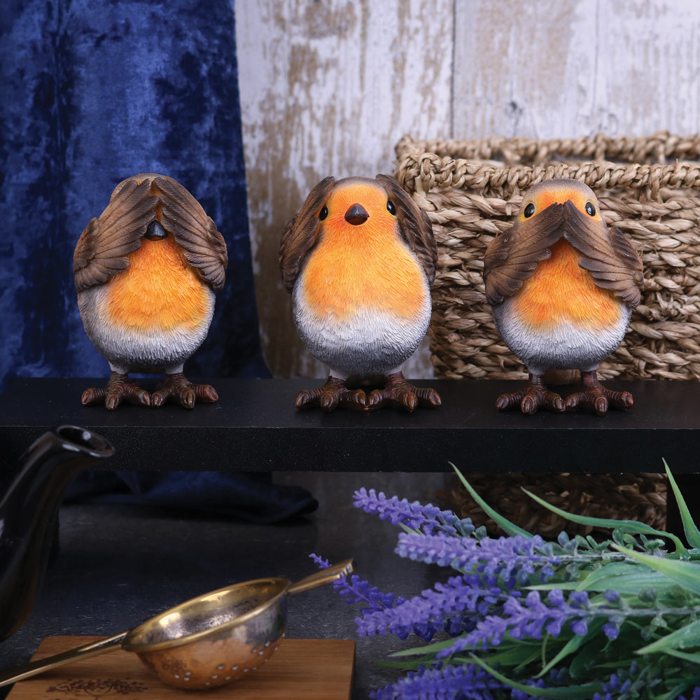 Nemesis Now Three Wise Robins 8cm