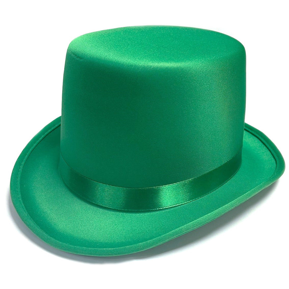 Green Top Hat Saint Patrick’s Day Fancy Dress Victorian Steampunk Party Costume