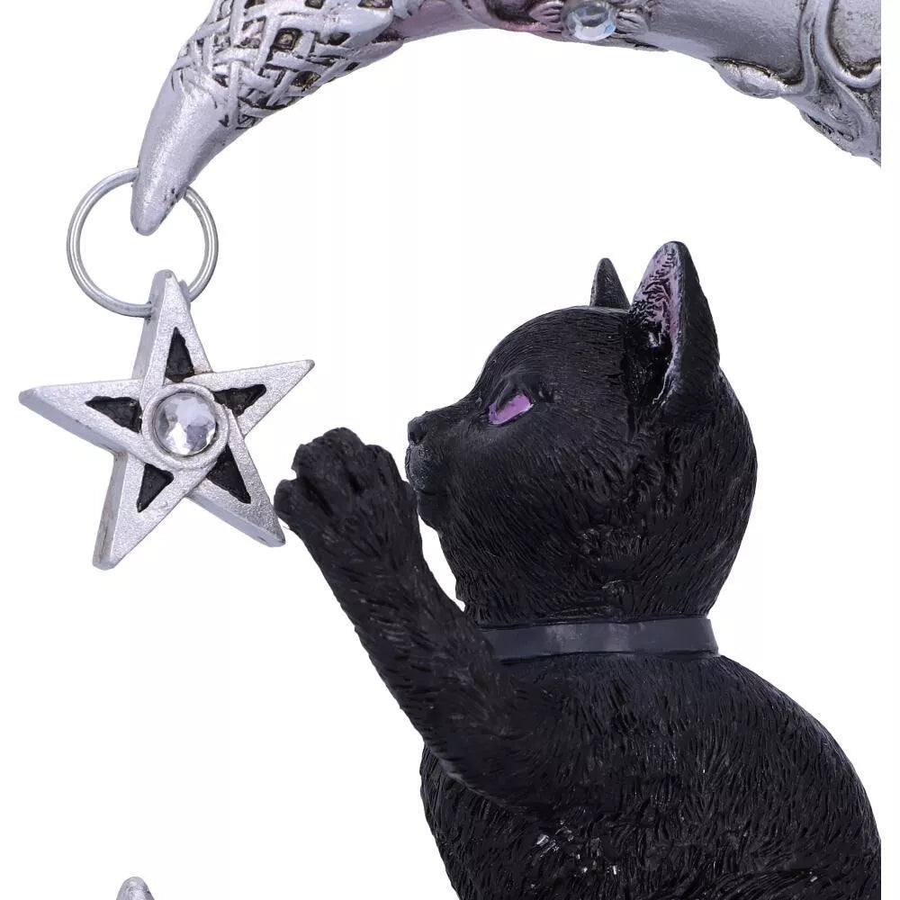 Nemesis Now Luna Companion Moon and Cat Ornament 18.8cm