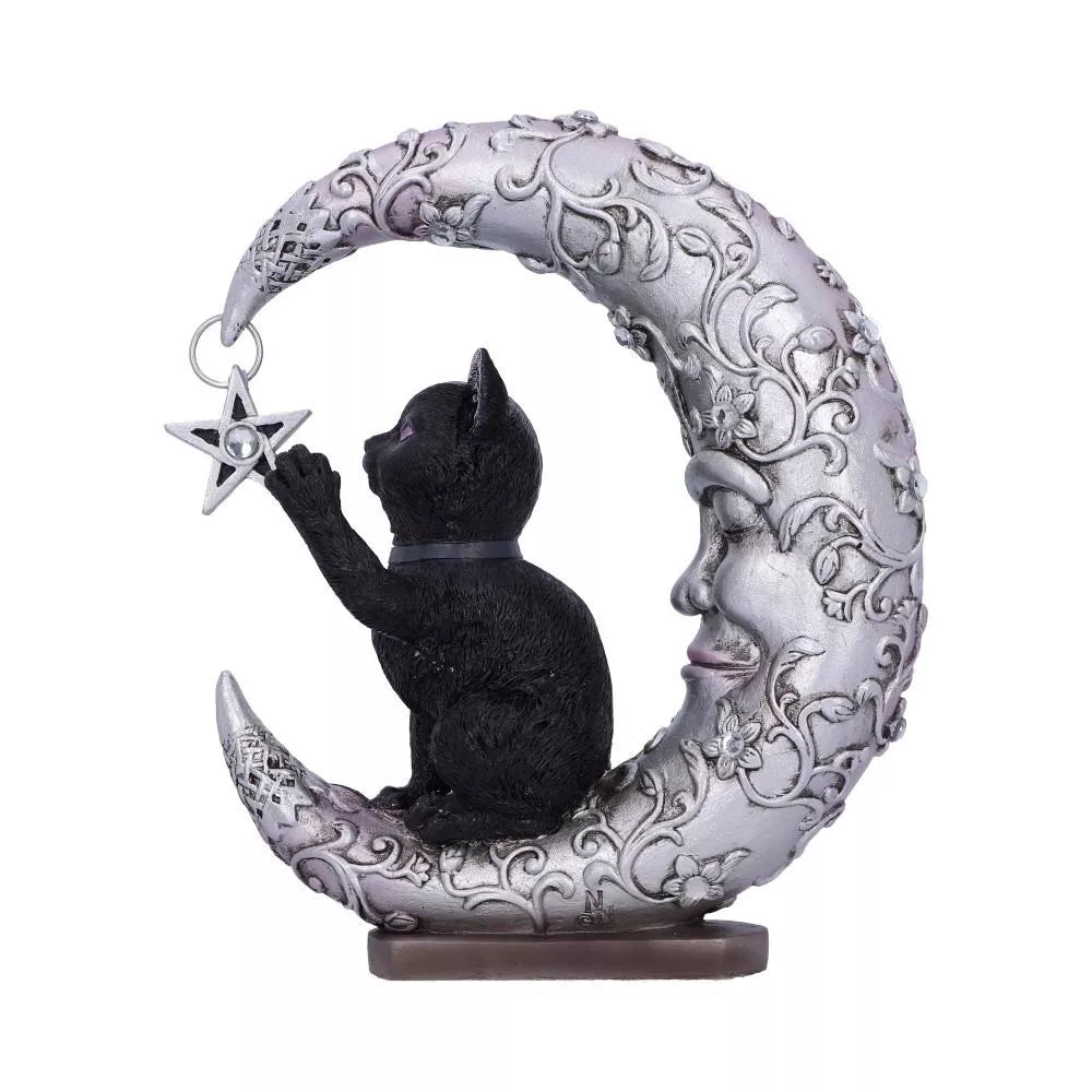 Nemesis Now Luna Companion Moon and Cat Ornament 18.8cm