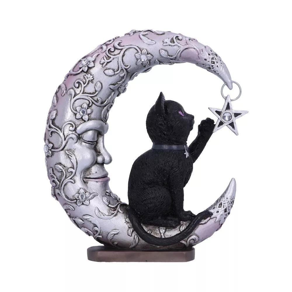 Nemesis Now Luna Companion Moon and Cat Ornament 18.8cm