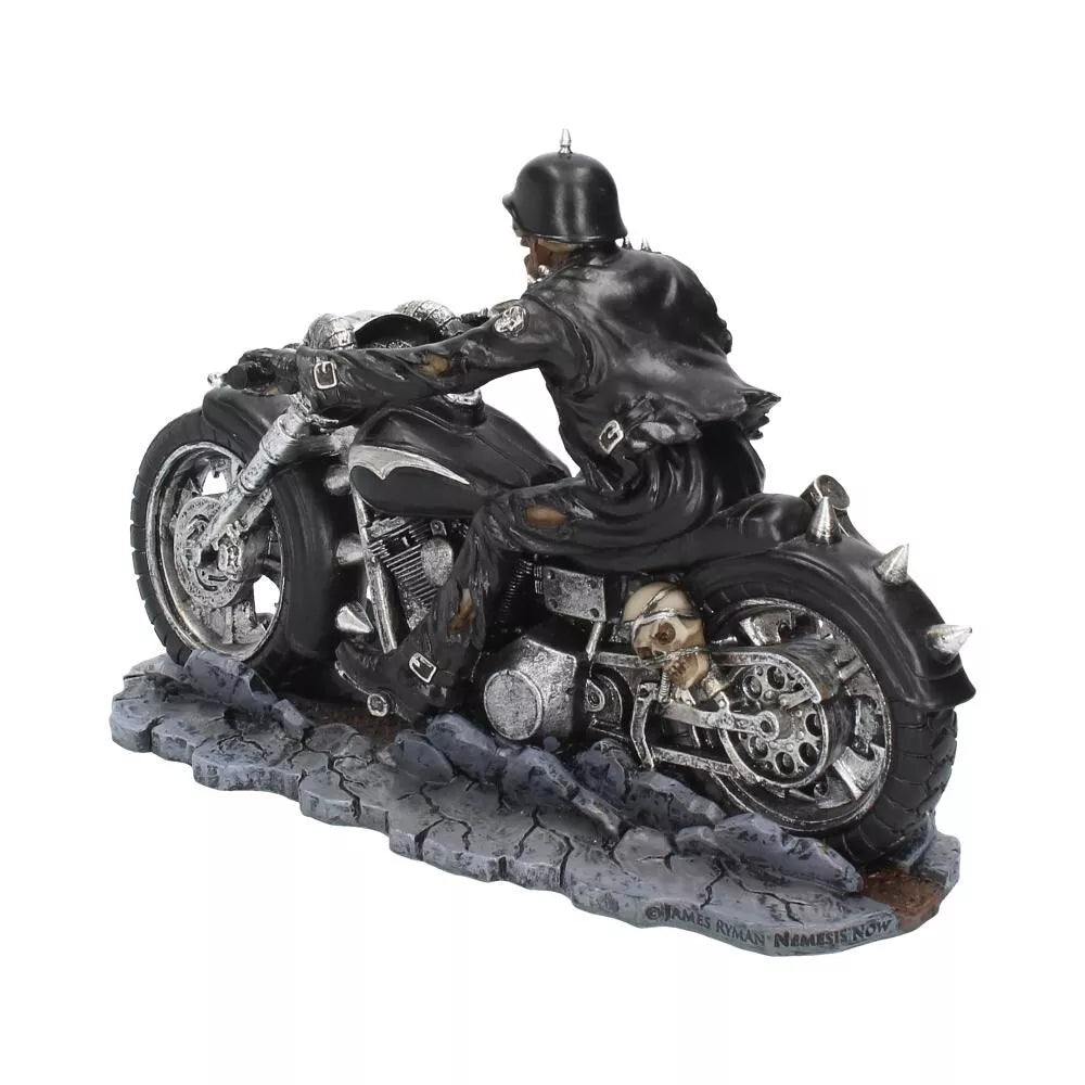 Nemesis Now Hell on the Highway Skeleton Motorbike Ornament Figurine by James Ryman 20.5cm