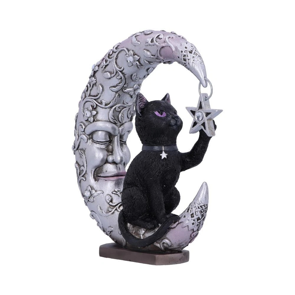 Nemesis Now Luna Companion Moon and Cat Ornament 18.8cm
