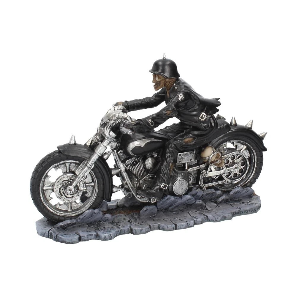 Nemesis Now Hell on the Highway Skeleton Motorbike Ornament Figurine by James Ryman 20.5cm