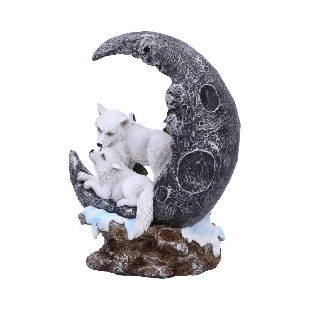 Nemesis Now Lunar Companions Wolves Moon Figurine 19.3cm
