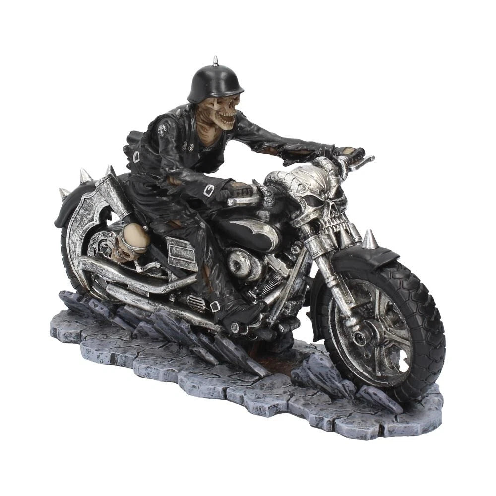 Nemesis Now Hell on the Highway Skeleton Motorbike Ornament Figurine by James Ryman 20.5cm