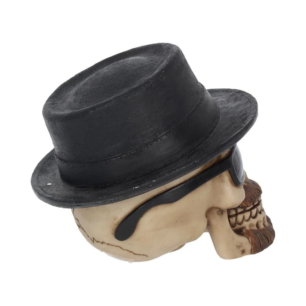 Nemesis Now Small Badass Hat and Sunglasses Skull Figurine 14cm