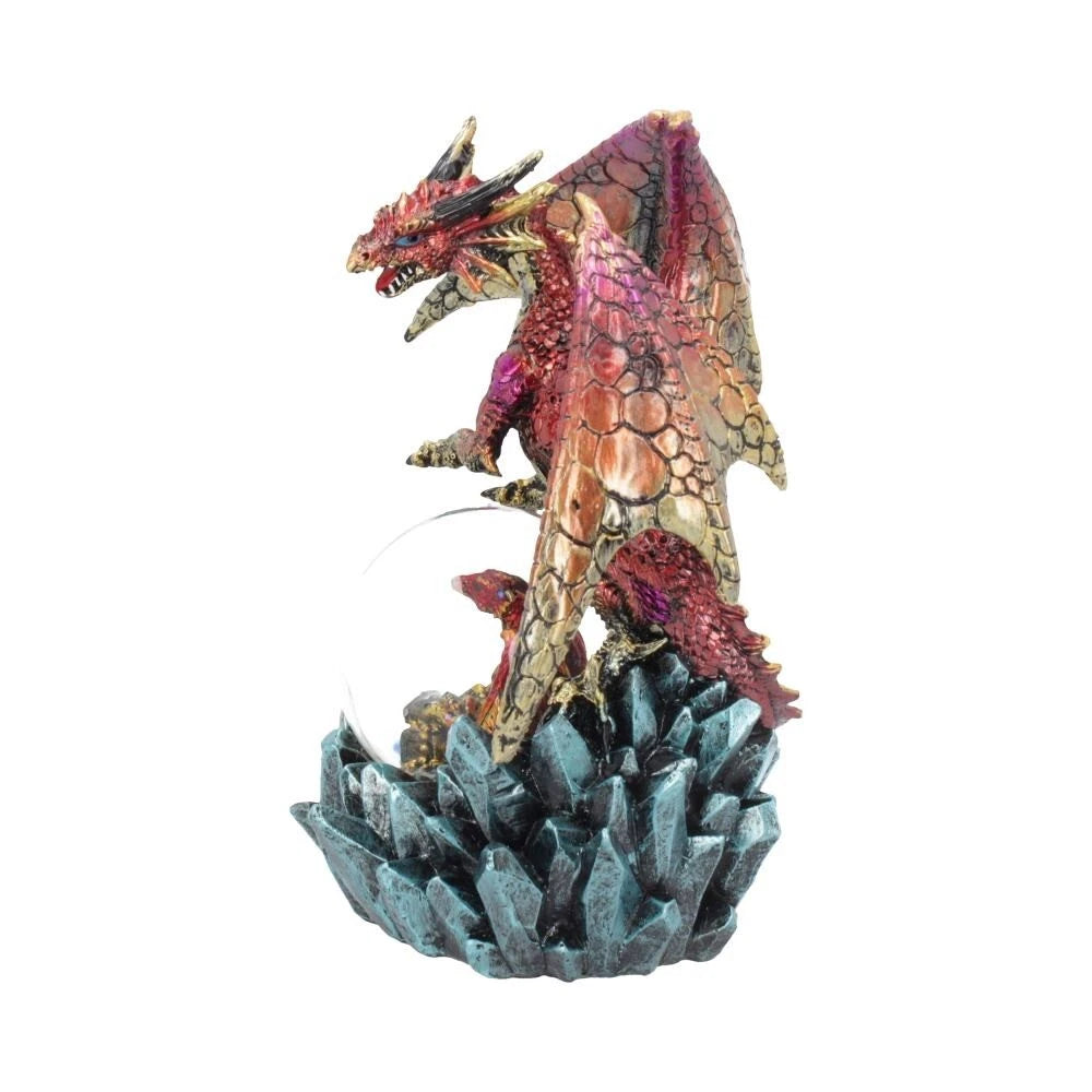 Nemesis Now Ruby Oracle Red Dragon Fortune Seer Figurine 18.5cm