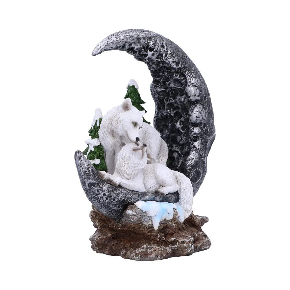 Nemesis Now Lunar Companions Wolves Moon Figurine 19.3cm