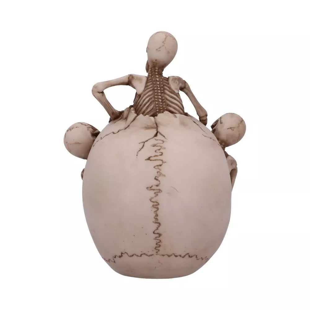 Nemesis Now Breaking Free Skeleton Emerging from Skull Ornament 17.7cm