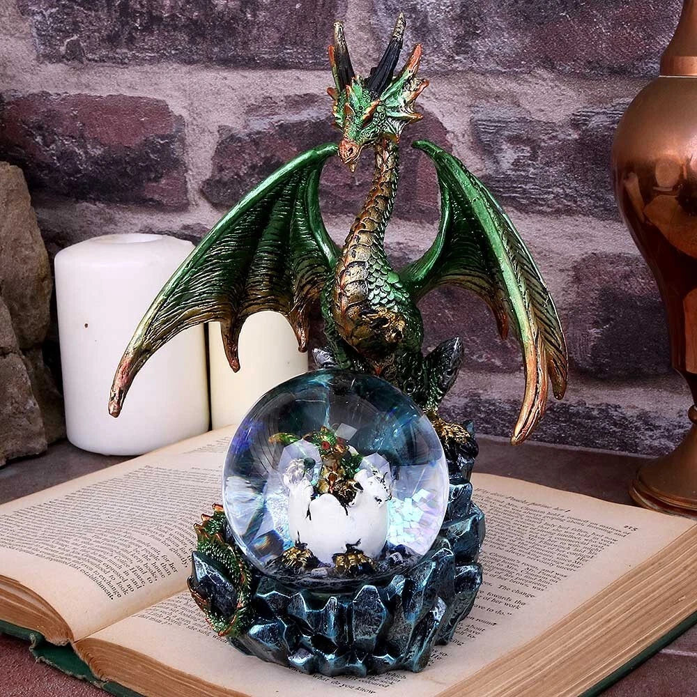 Nemesis Now Emerald Oracle Green Dragon Fortune Seer Figurine 19cm