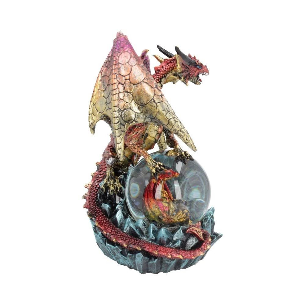 Nemesis Now Ruby Oracle Red Dragon Fortune Seer Figurine 18.5cm