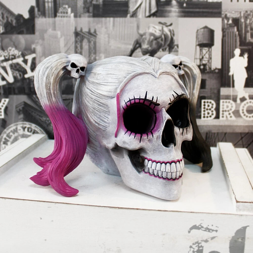 Nemesis Now Little Monster Pigtailed Troublemaker Skull 20.6cm