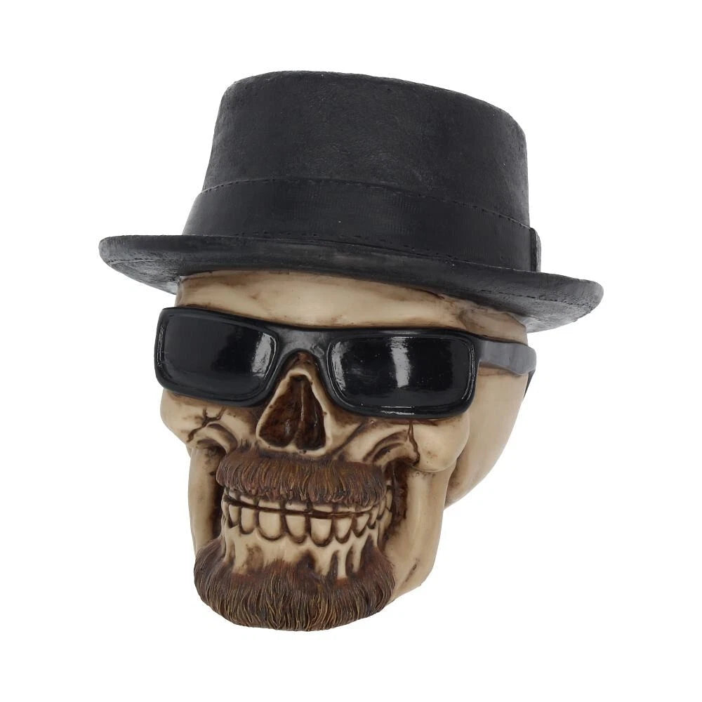 Nemesis Now Small Badass Hat and Sunglasses Skull Figurine 14cm