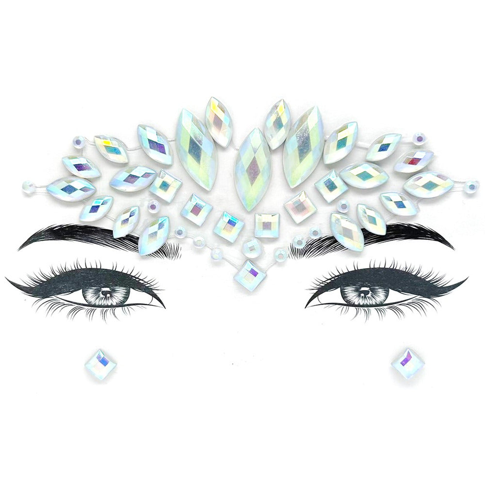 Stylex Party Glow In the Dark Face Gems Design 1