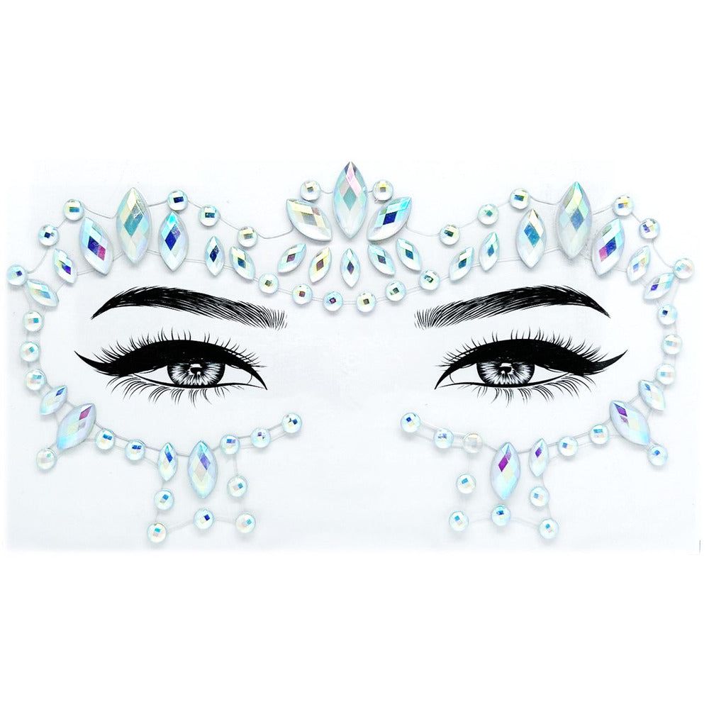 Stylex Party Glow In the Dark Face Gems Design 2