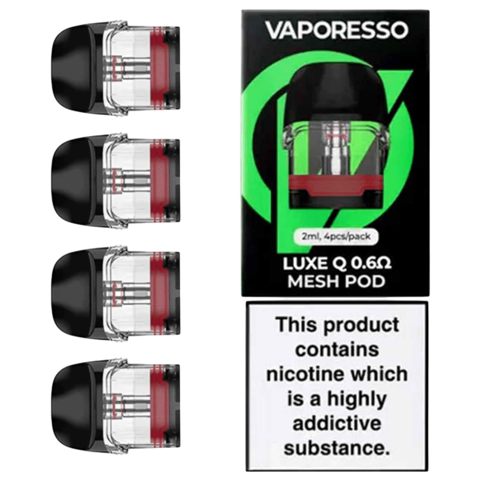 Vaporesso Luxe Q Mesh Replacement Pods 4 Pack