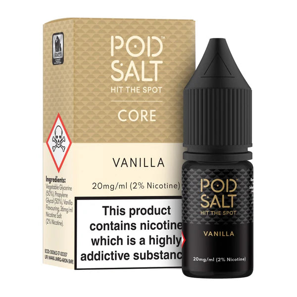 Vanilla Nic Salt E-Liquid By Pod Salt