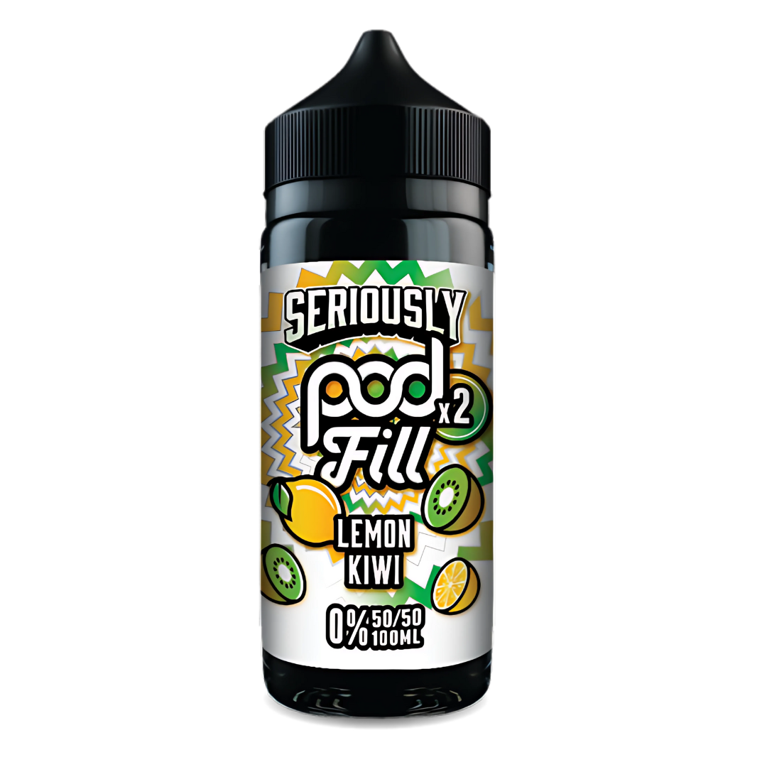 Seriously Pod Fill x2 Lemon Kiwi E-liquid Shortfill