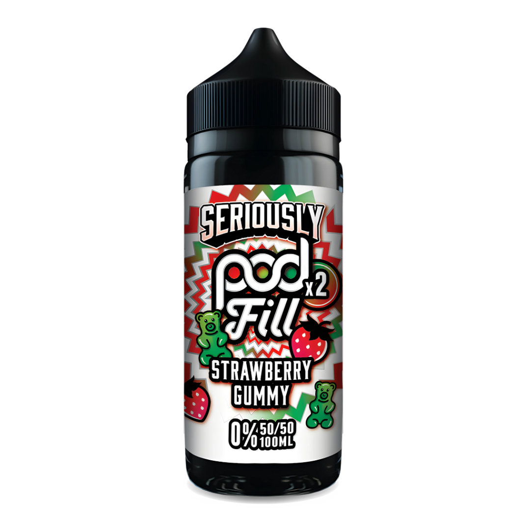 Seriously Pod Fill x2 Strawberry Gummy E-liquid Shortfill