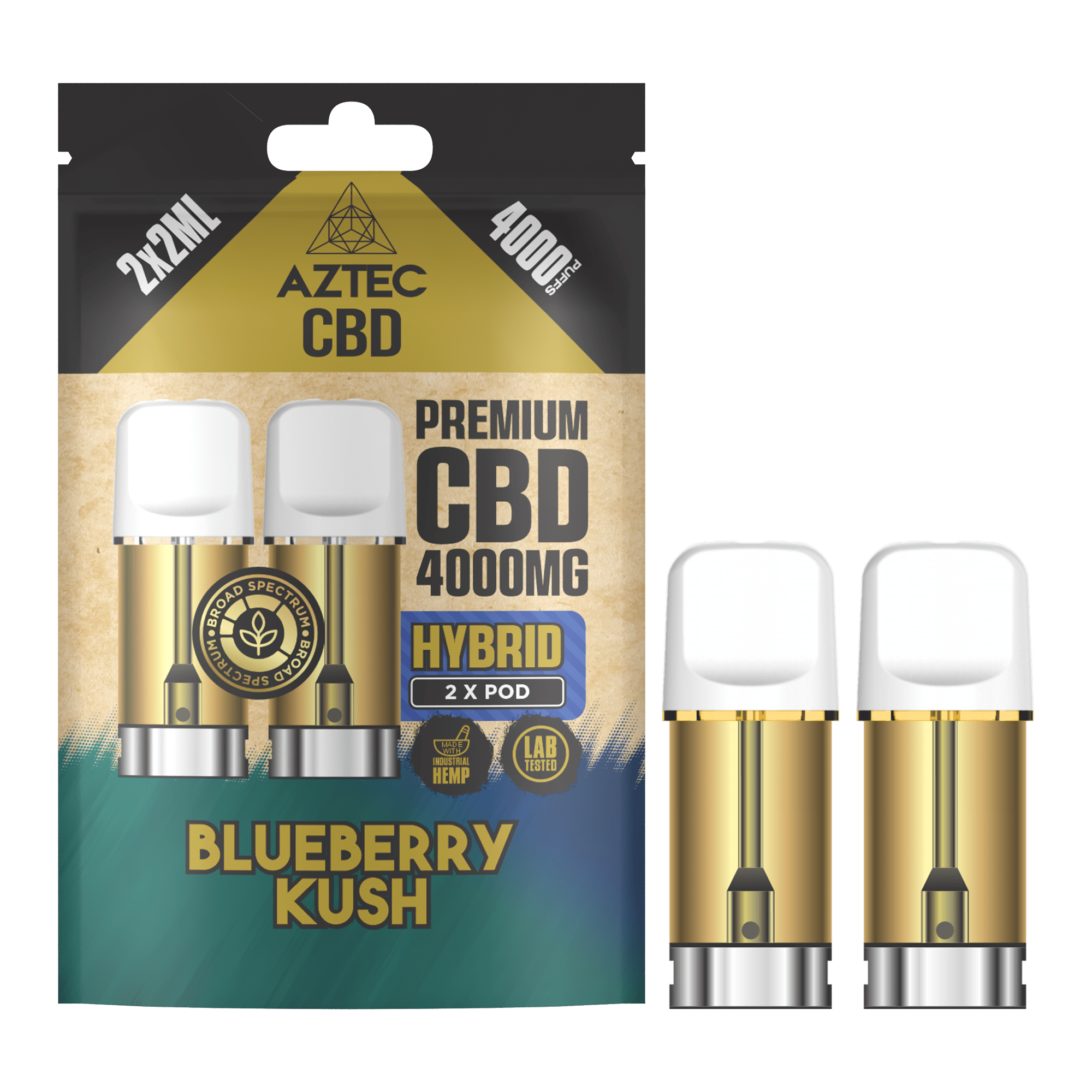 Aztec Cbd 2000mg 2 X Pod