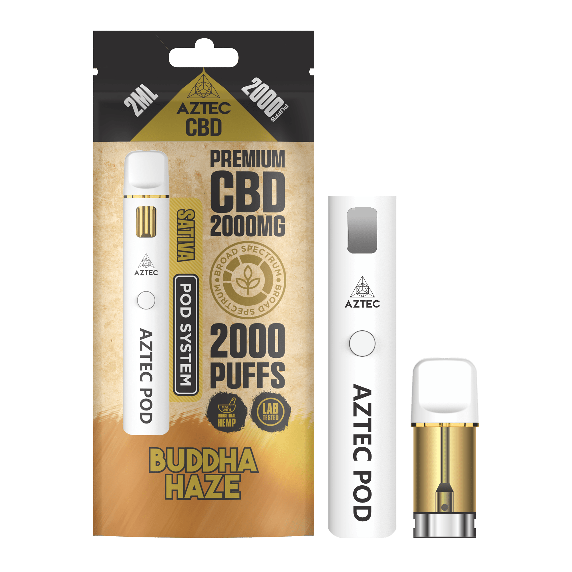 Aztec CBD Pod System 2000MG