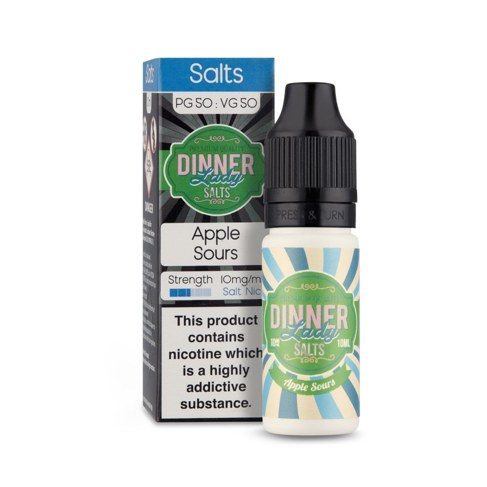 Apple Sours Nic Salt E-Liquid by Dinner Lady