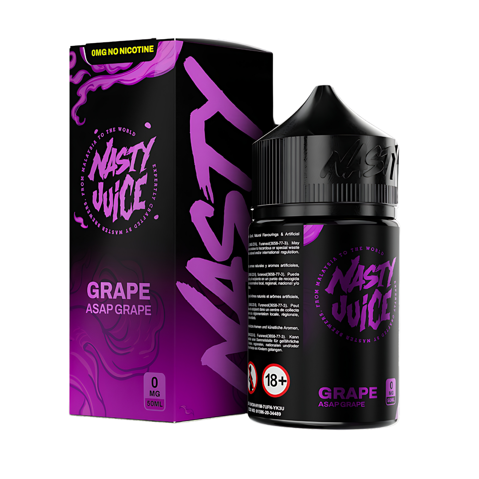 Asap Grape Shortfill 50ml E-Liquid by Nasty