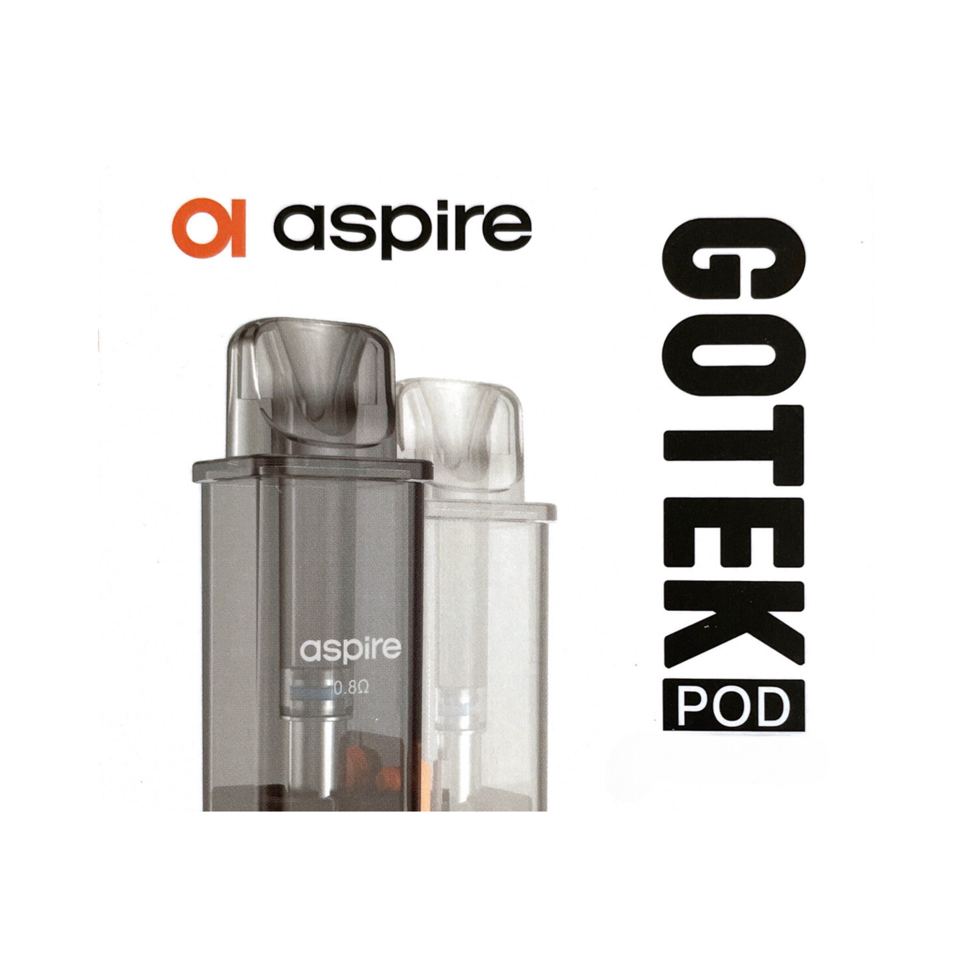 Aspire Gotek X Replacement Pods 0.8Ω 2 Pack