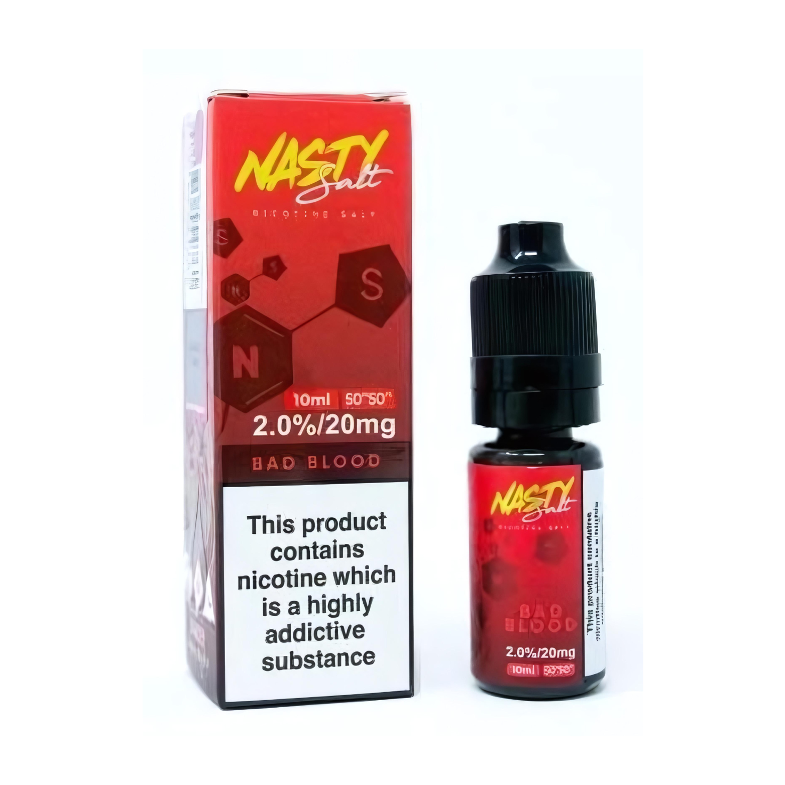 Bad Blood Nic Salt E-Liquid by Nasty