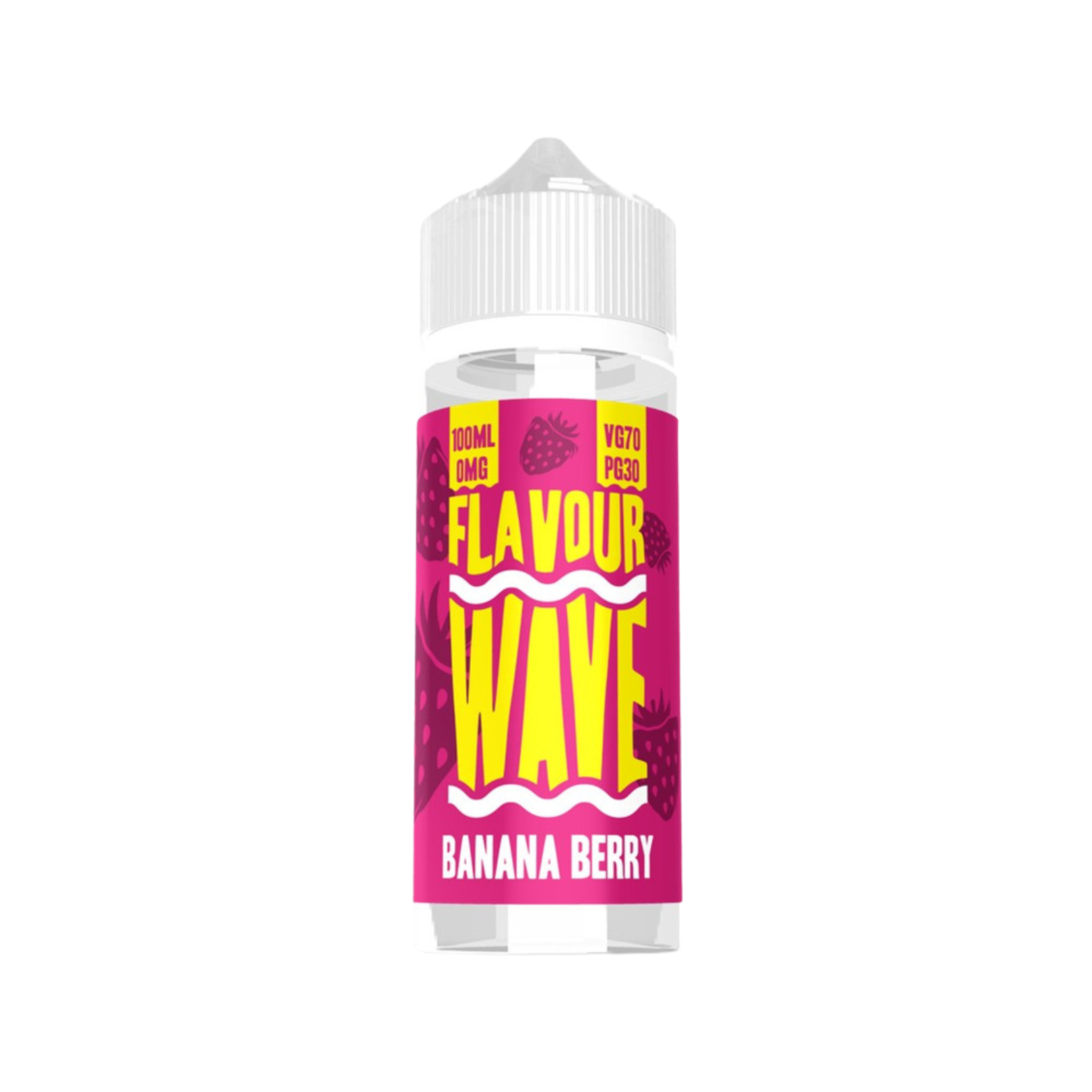 Banana Berry Shortfill 100ml E-liquid By Flavour Wave