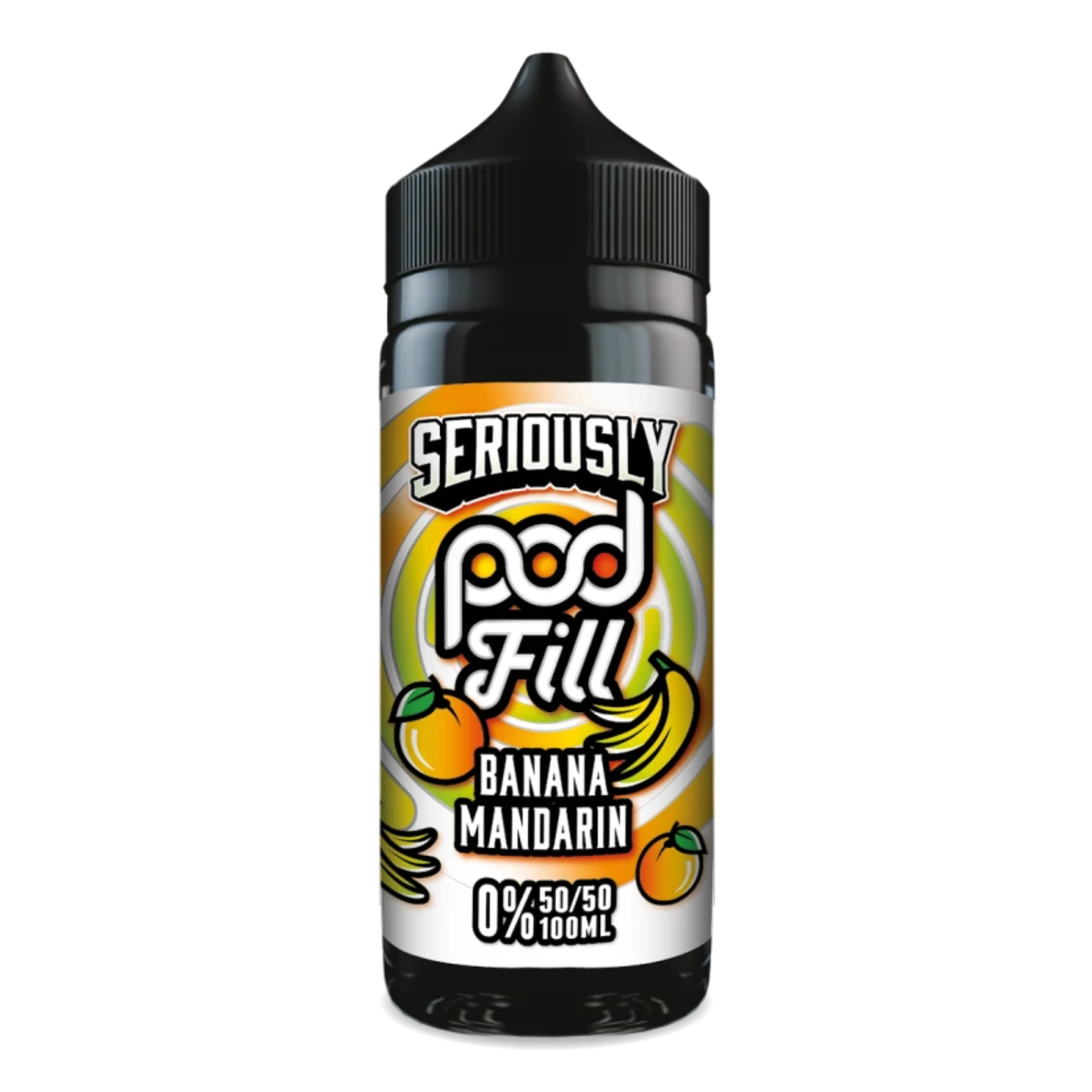 Banana Mandarin 50:50 Ratio 100ml E-Liquid by Seriously Pod Fill