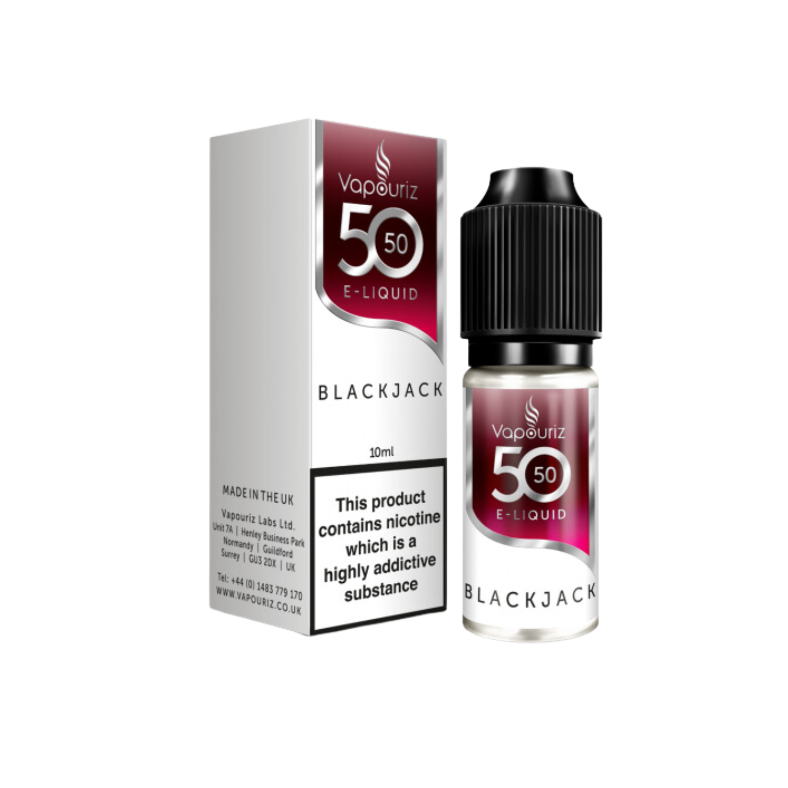 BlackJack 50_50 10ml E-liquid by Vapouriz