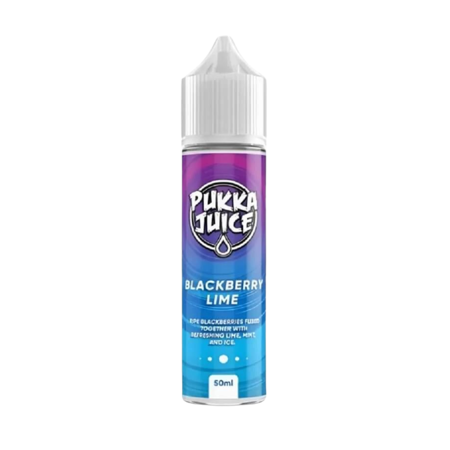 Blackberry Lime Shortfill 50ml E-liquid By Pukka Juice