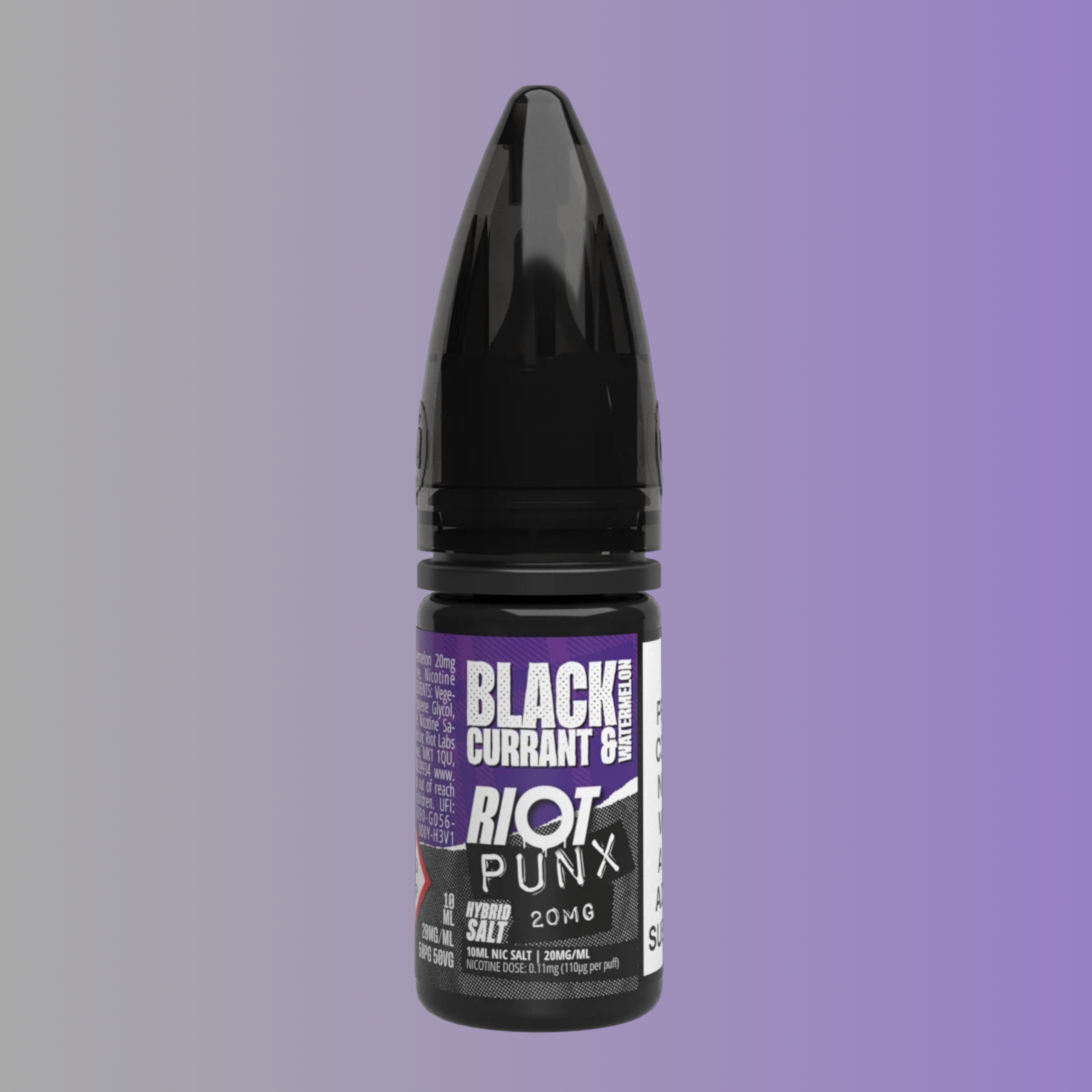 Blackcurrant Watermelon Hybrid Salt E-Liquid by PUNX