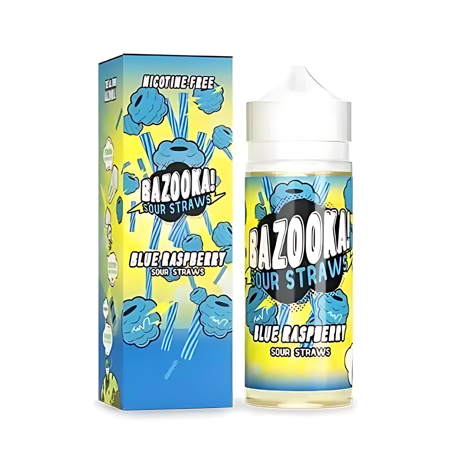 Blue Raspberry Short fill 100ml E-Liquid by Bazooka